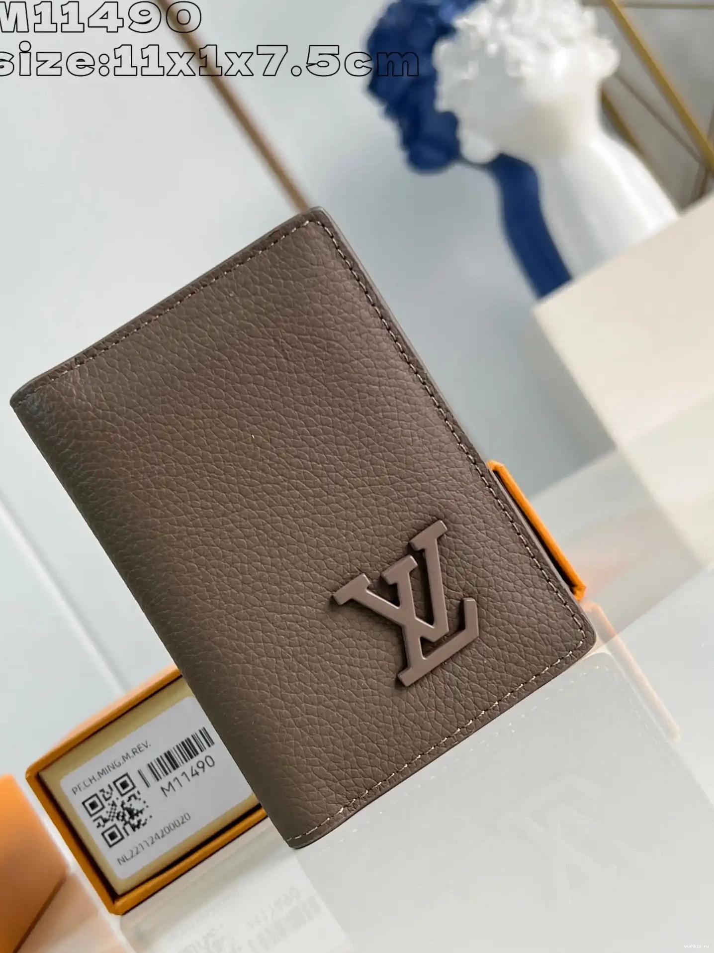 WIS cm Pocket VUITTON LOUIS Organizer-7.5*11.1*1 0622